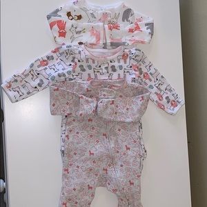 Carter’s Baby Girl 3Pc Sleepwear Set